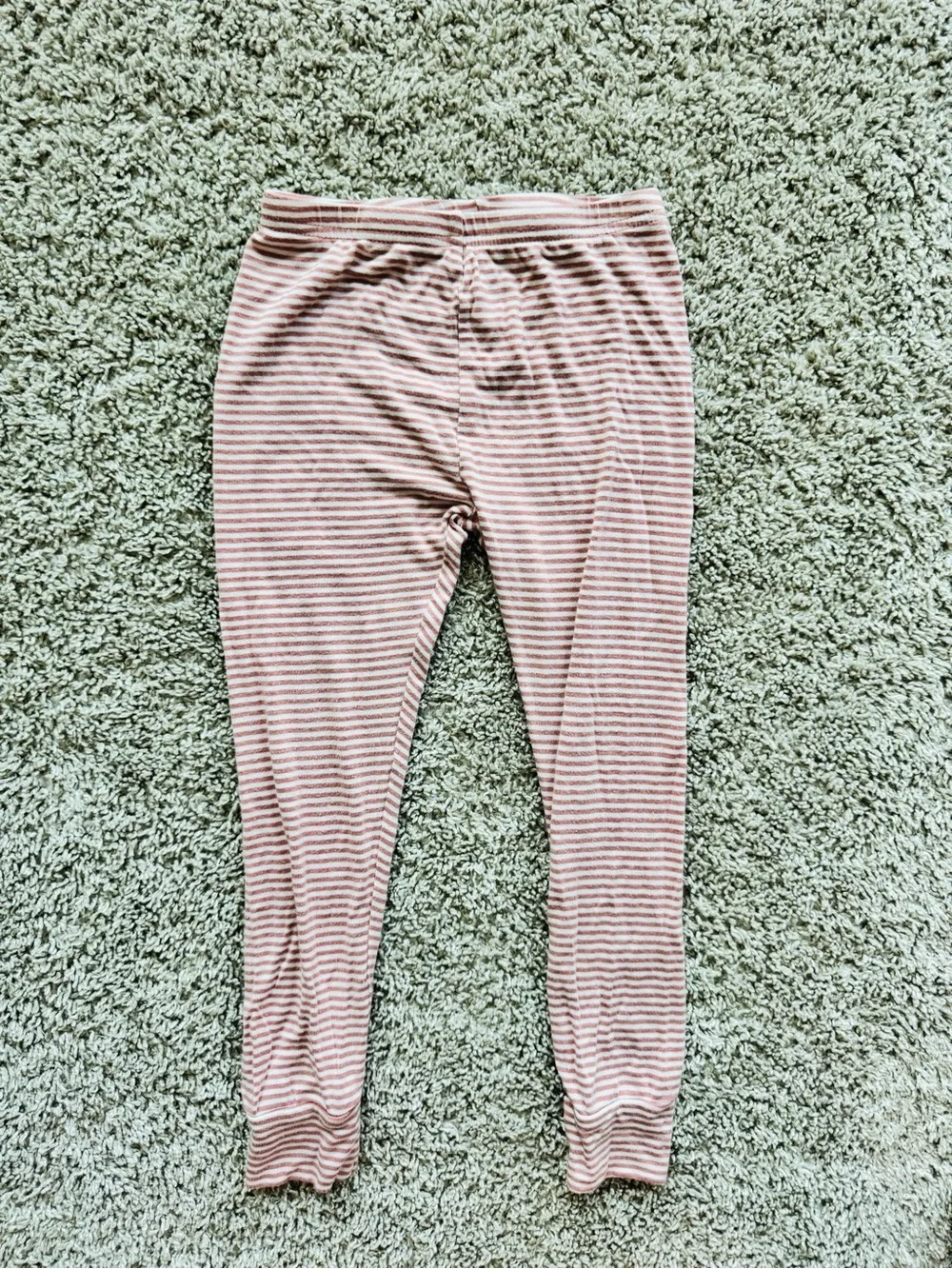 Carter’s Toddler Girls Pajama Set 3T Pink Striped PurelySoft Long Sleeve 2 Piece